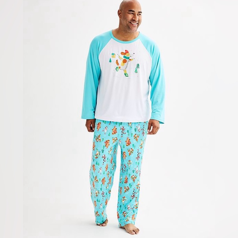 Winter Dogs Men’s Pajama Set NWT